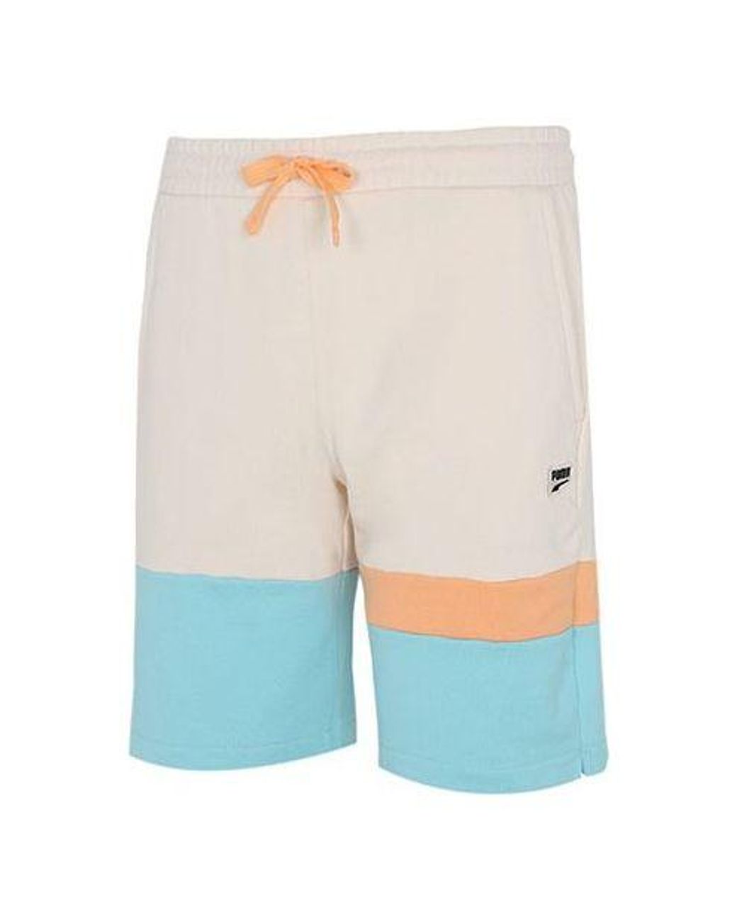 PUMA Blue Solid Basic Shorts for men