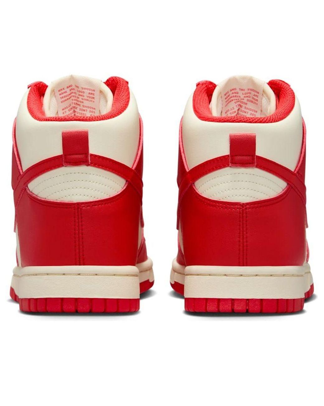 Nike Red (Wmns) Dunk High Next Nature 'Coconut Milk Light Crimson'