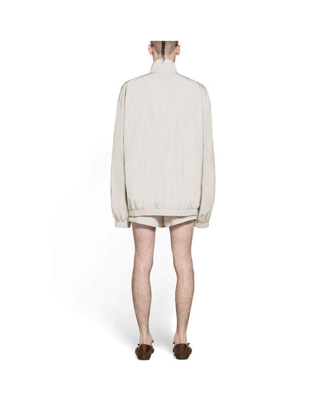 Balenciaga White Minimal Tracksuit Jacket for men
