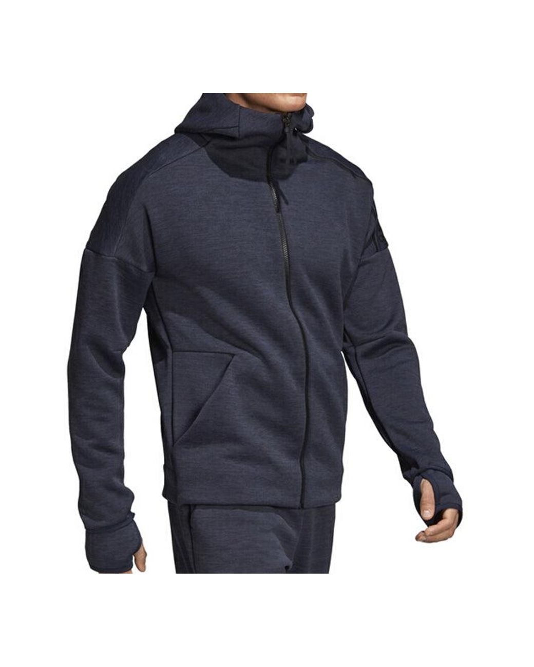 Adidas Blue Zne Hd Fr Sports Jacket for men