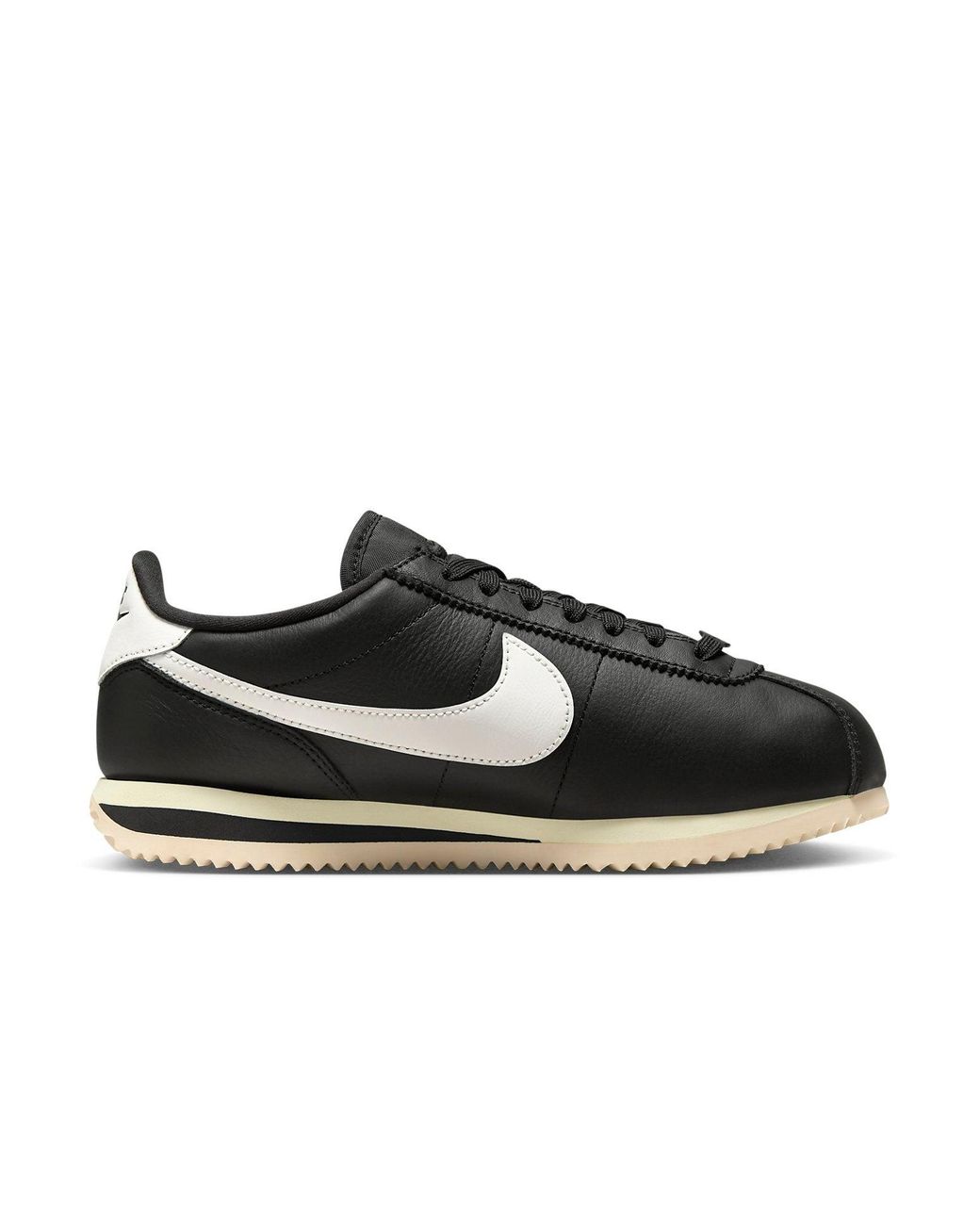 Nike Cortez 23 Premium Womens Casual Trainers In Black White - 7 Uk