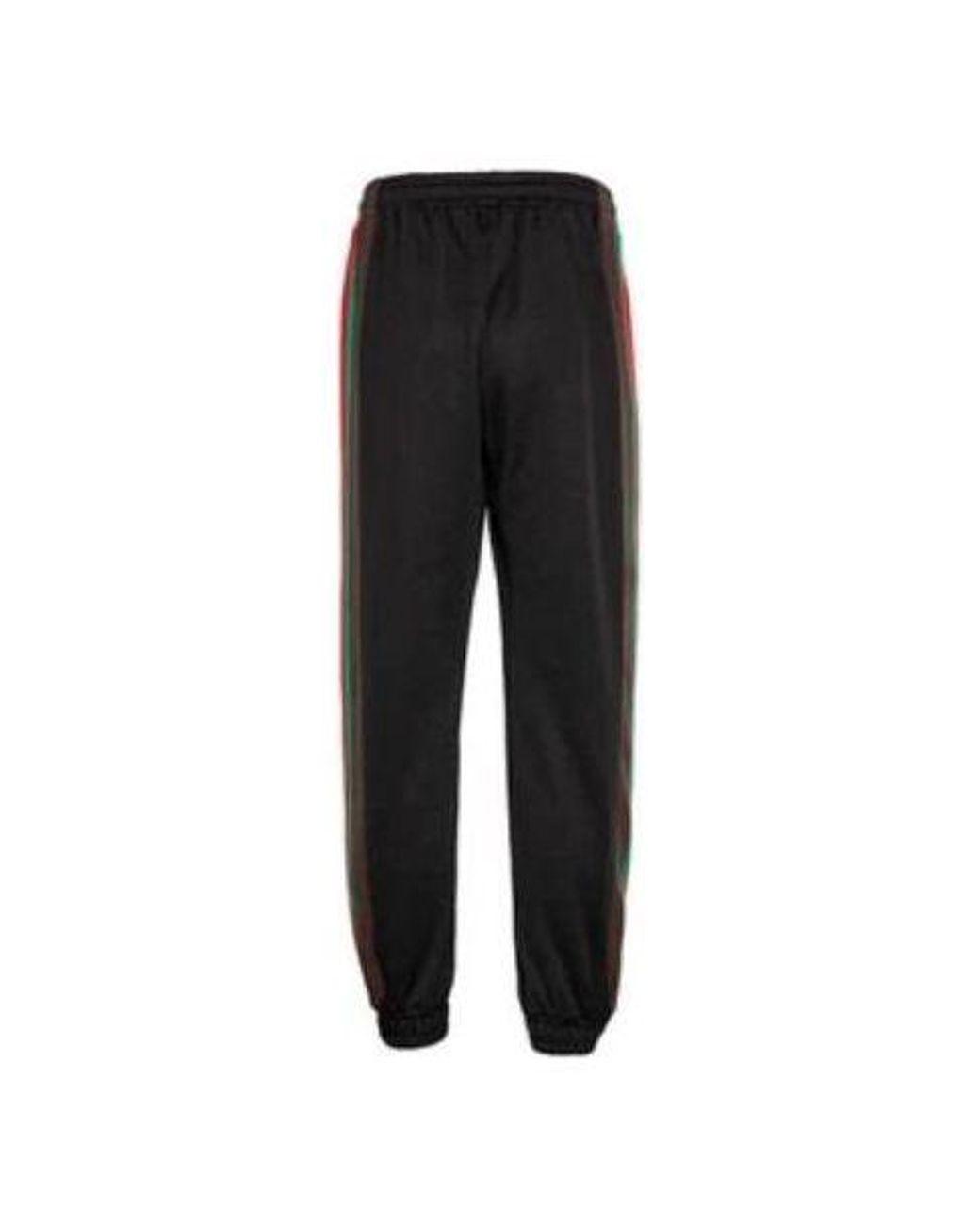 Gucci Black Plain Knit Side Colored Striped Jogging Casual Trousers For for men