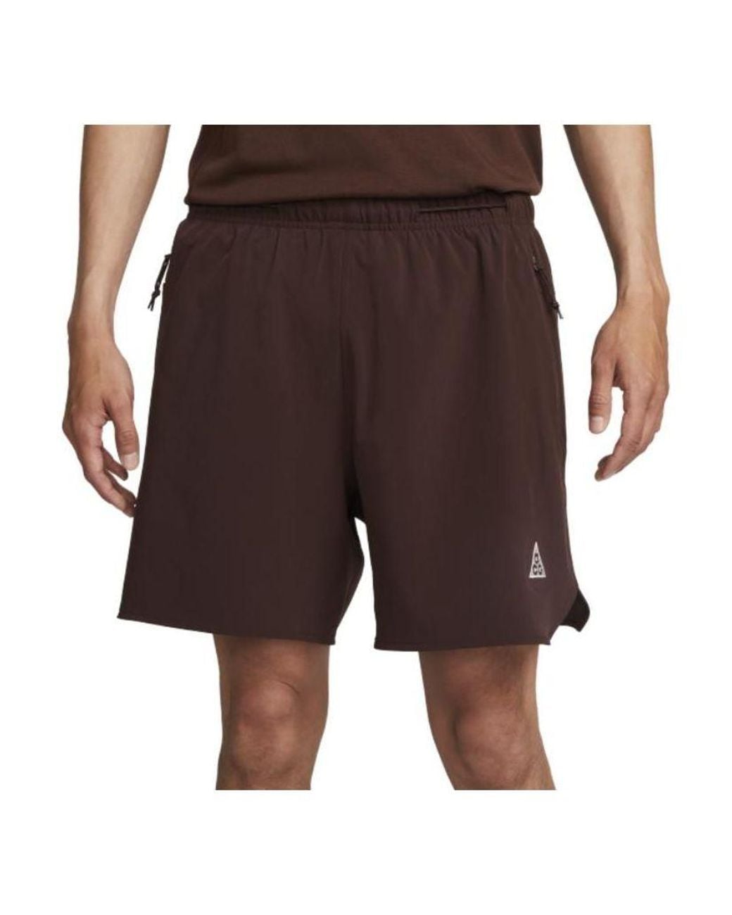 Nike Brown Acg Dri-Fit New Sands Shorts 'Earth' for men