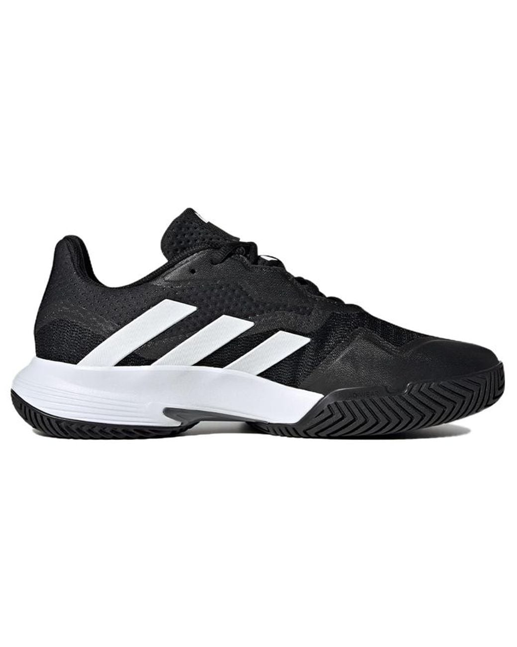 Adidas Black Courtjam Control Tennis Shoes for men