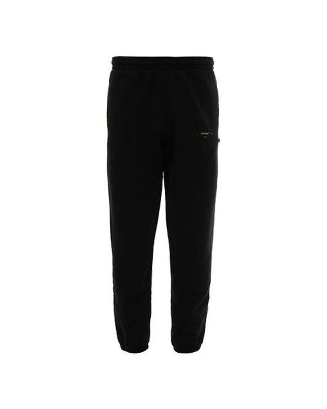 Off-White c/o Virgil Abloh Black Arrows Sketch Logo Casual Sports Pants for men