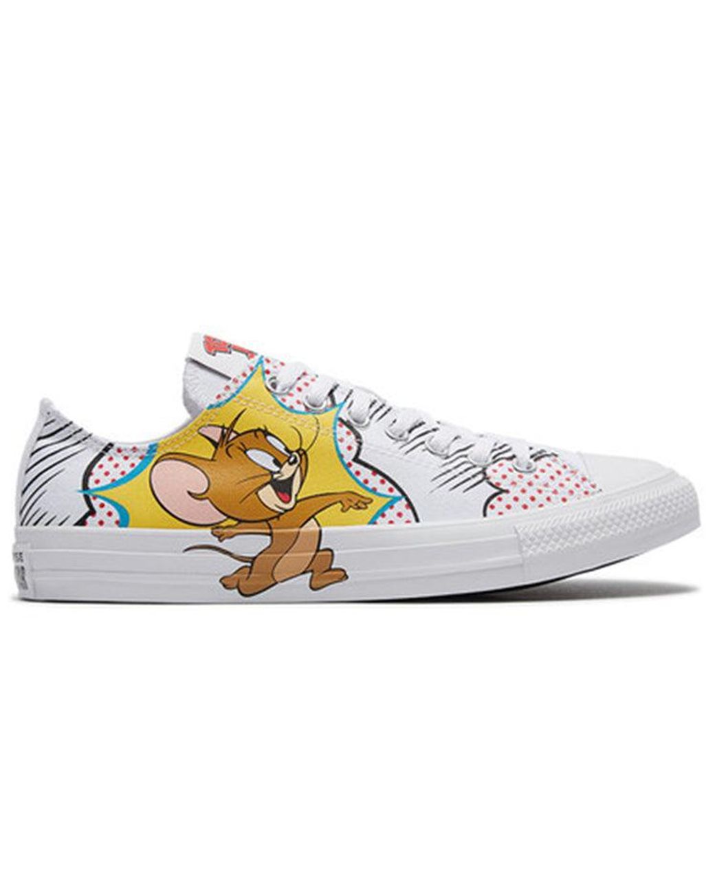 Converse White Tom And Jerry X Chuck Taylor All Star Low 'Carton' for men