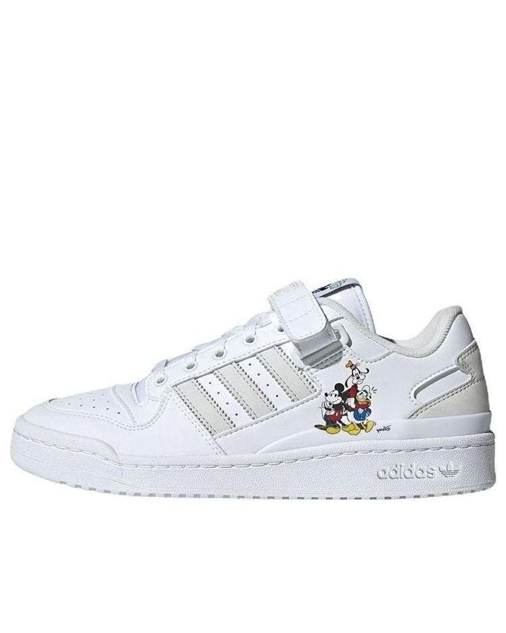 Adidas White Disney X Forum Low 'Welcome Friends! for men