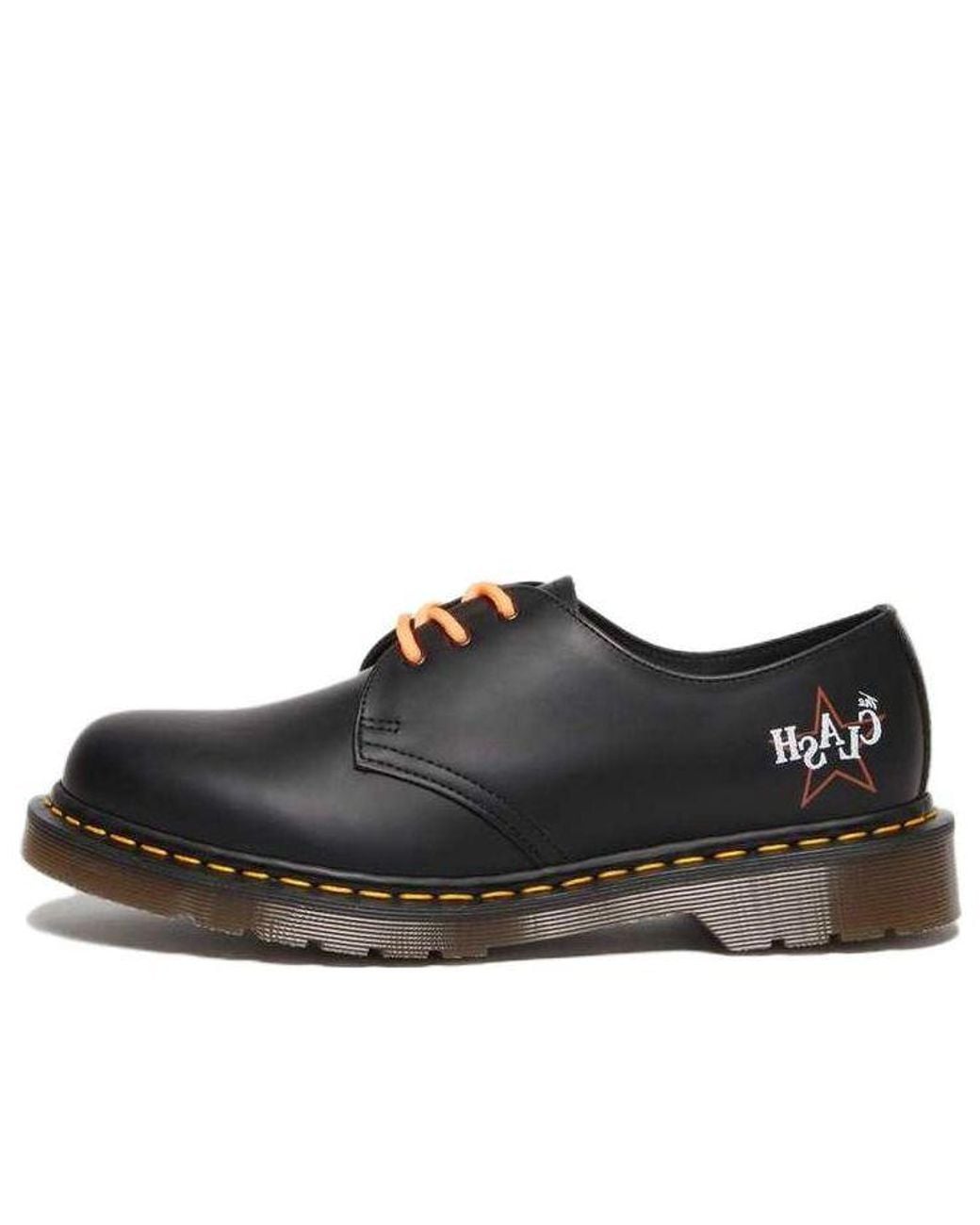 Dr. Martens Black 1461 The Clash Made for men