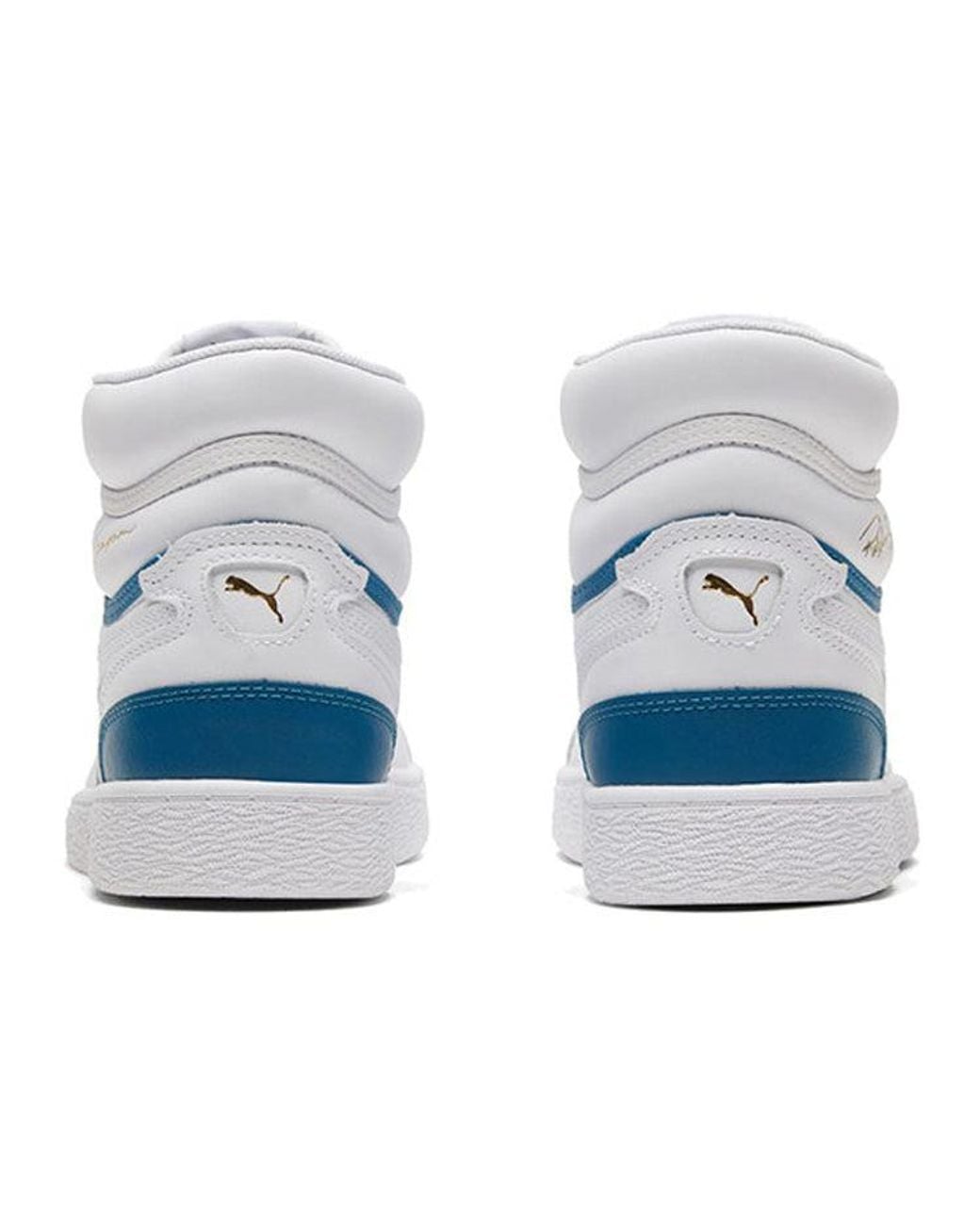 PUMA White Ralph Sampson Mid Digi' for men