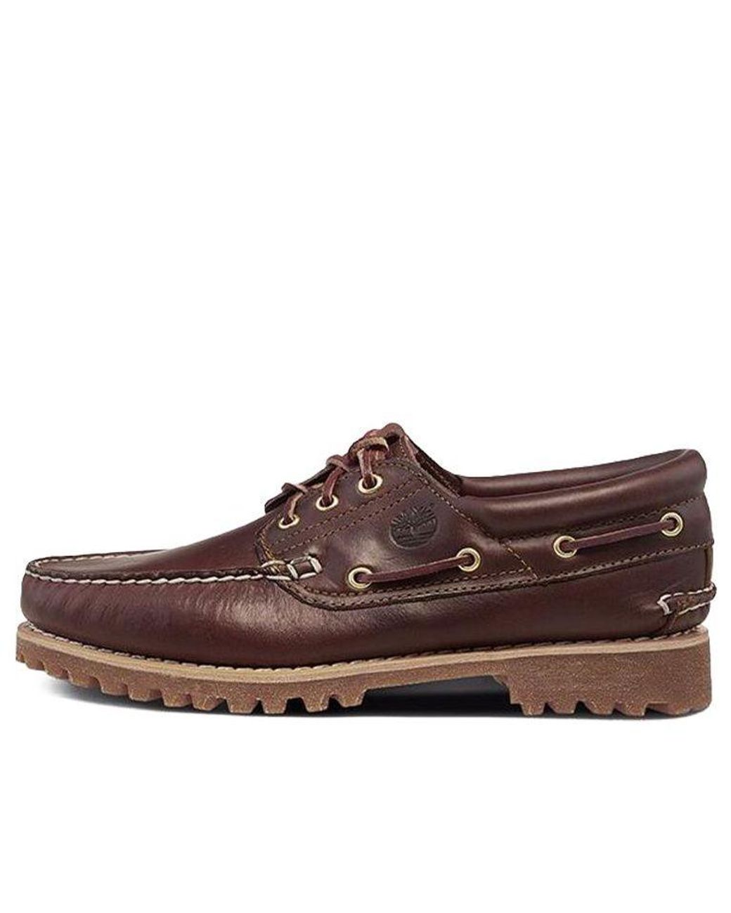 Timberland Brown Heritage Lace Up Boat for men
