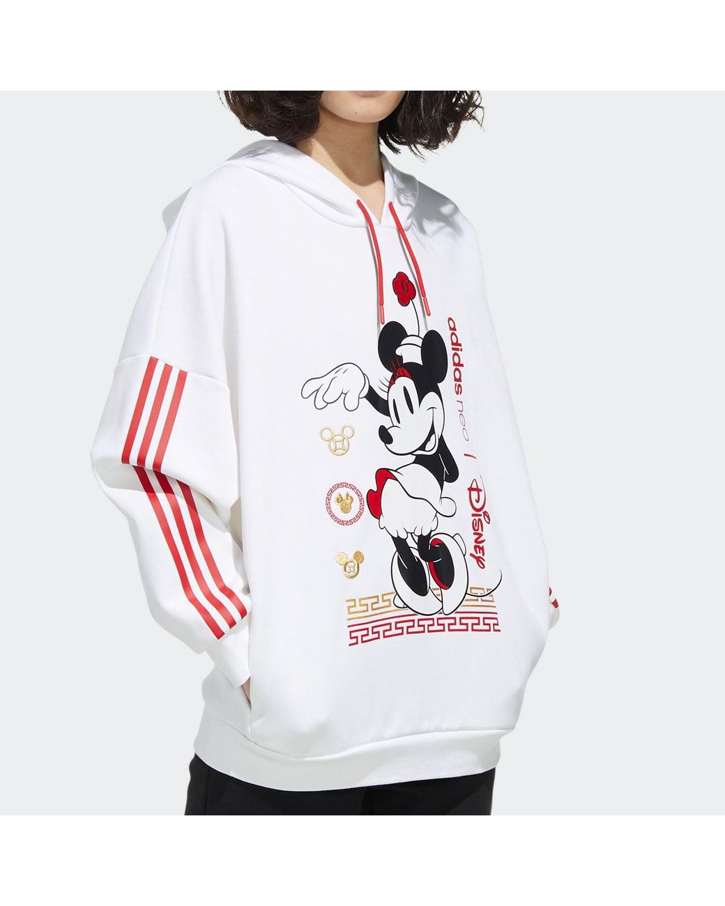 Adidas White (Wmns) Neo X Disney Mickey Mouse Crossover Cny Printing