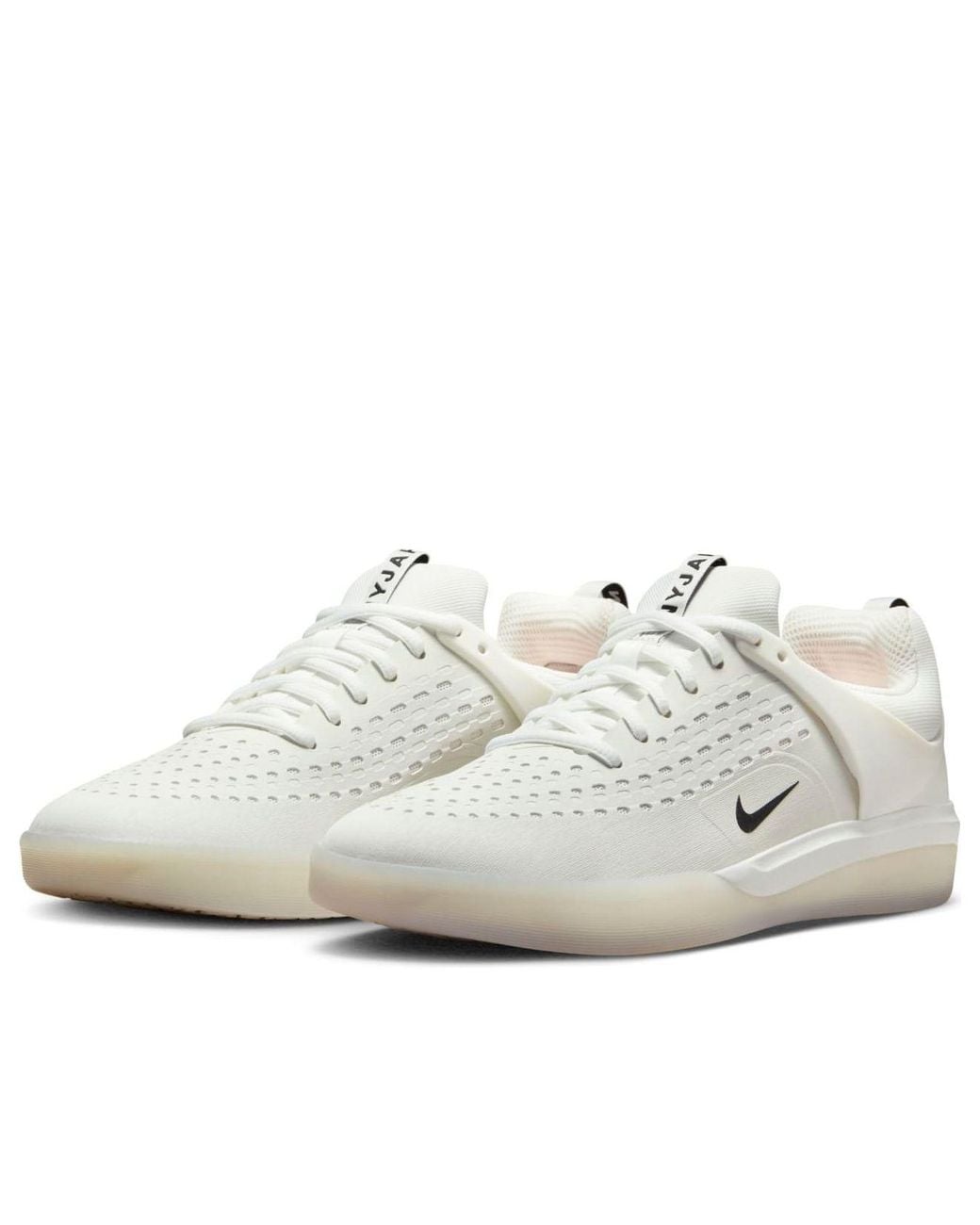 Nike White Nyjah 3 Sb for men