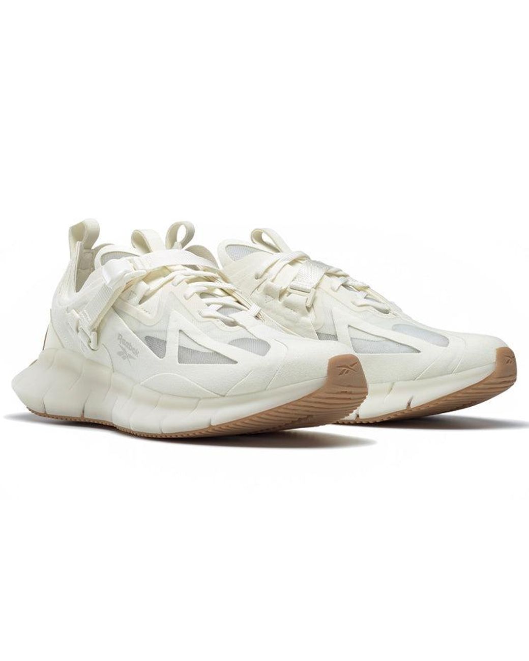 Reebok White Zig Kinetica Concept Type 1 Gum' for men