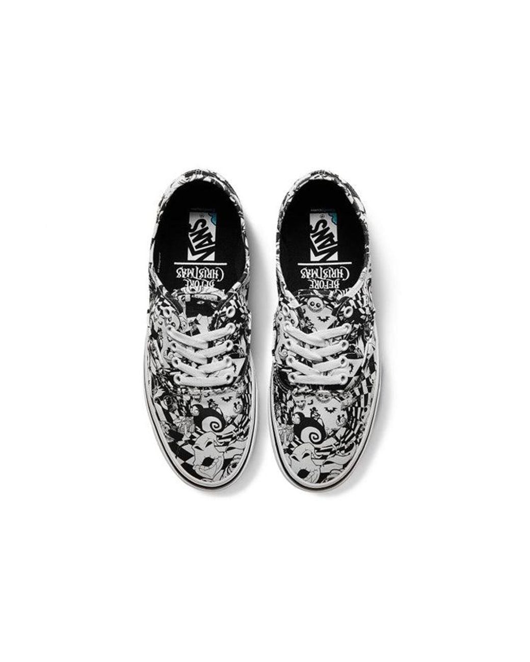 Vans White The Nightmare Before Christmas X Comfycush Authentic 'Collage' for men