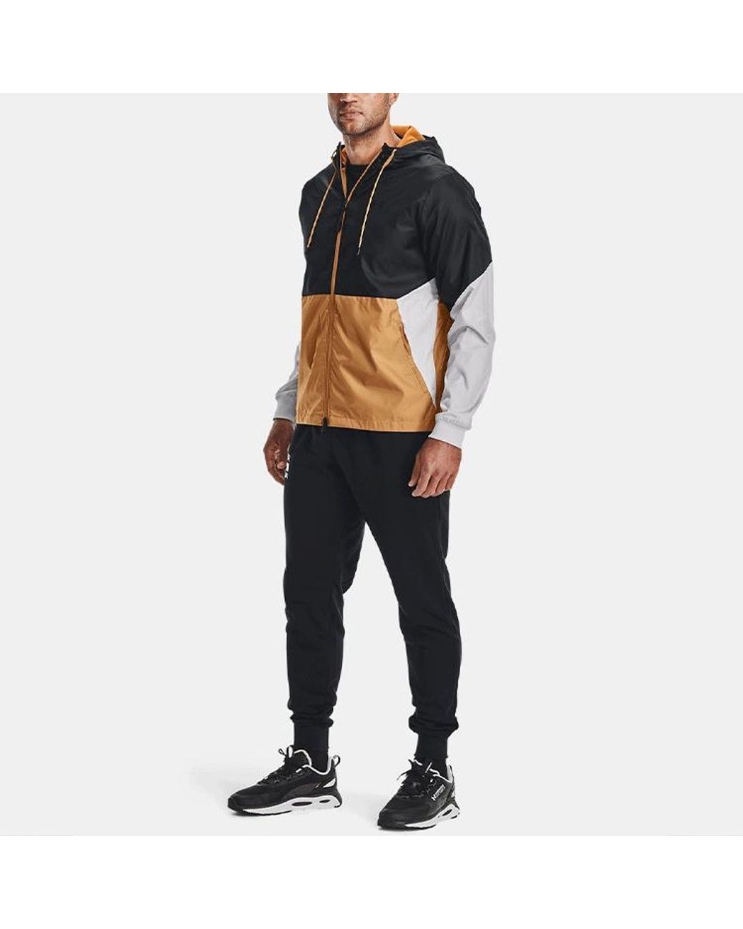 Under Armour Black Rival Fleece Signature Joggers for men
