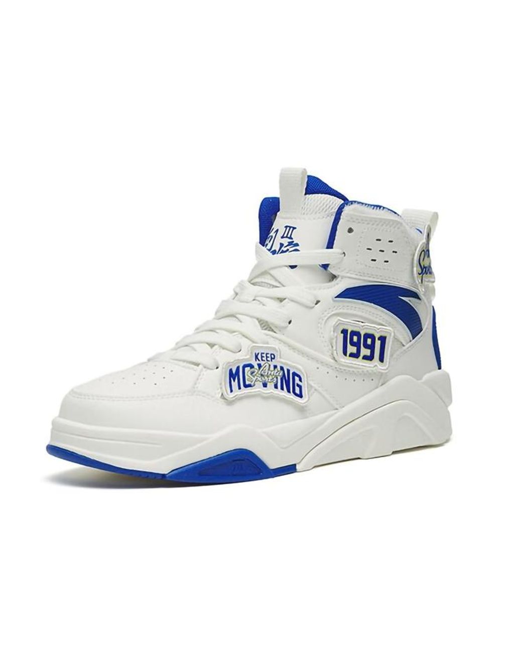 Anta Blue Cement Bubble Lifestyle Shoes for men