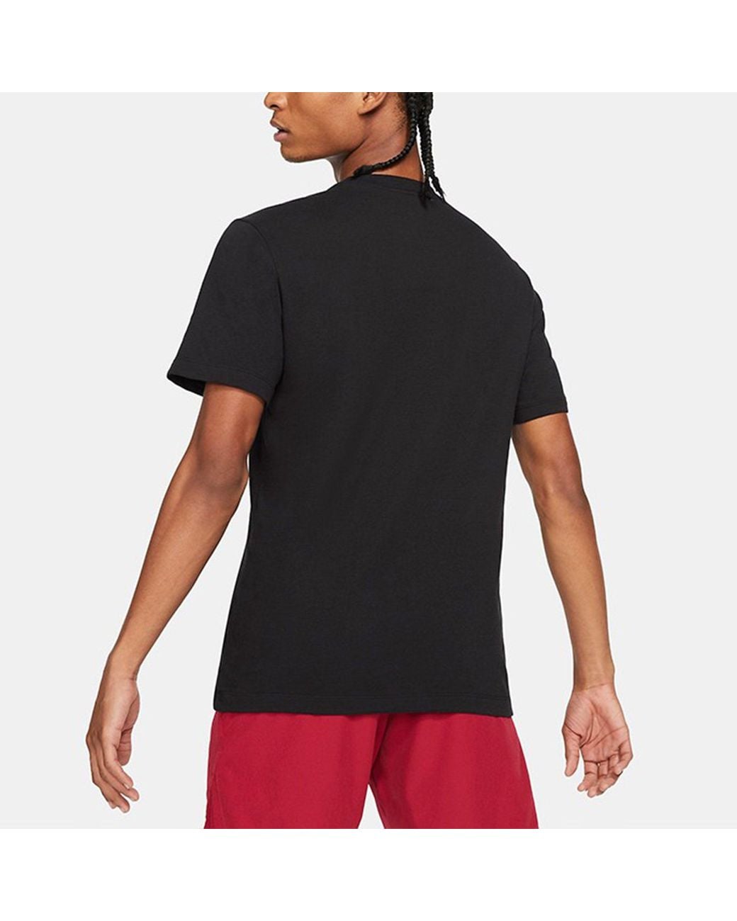 Nike Black As Nk Dfc Slub Blok Swsh Tee for men