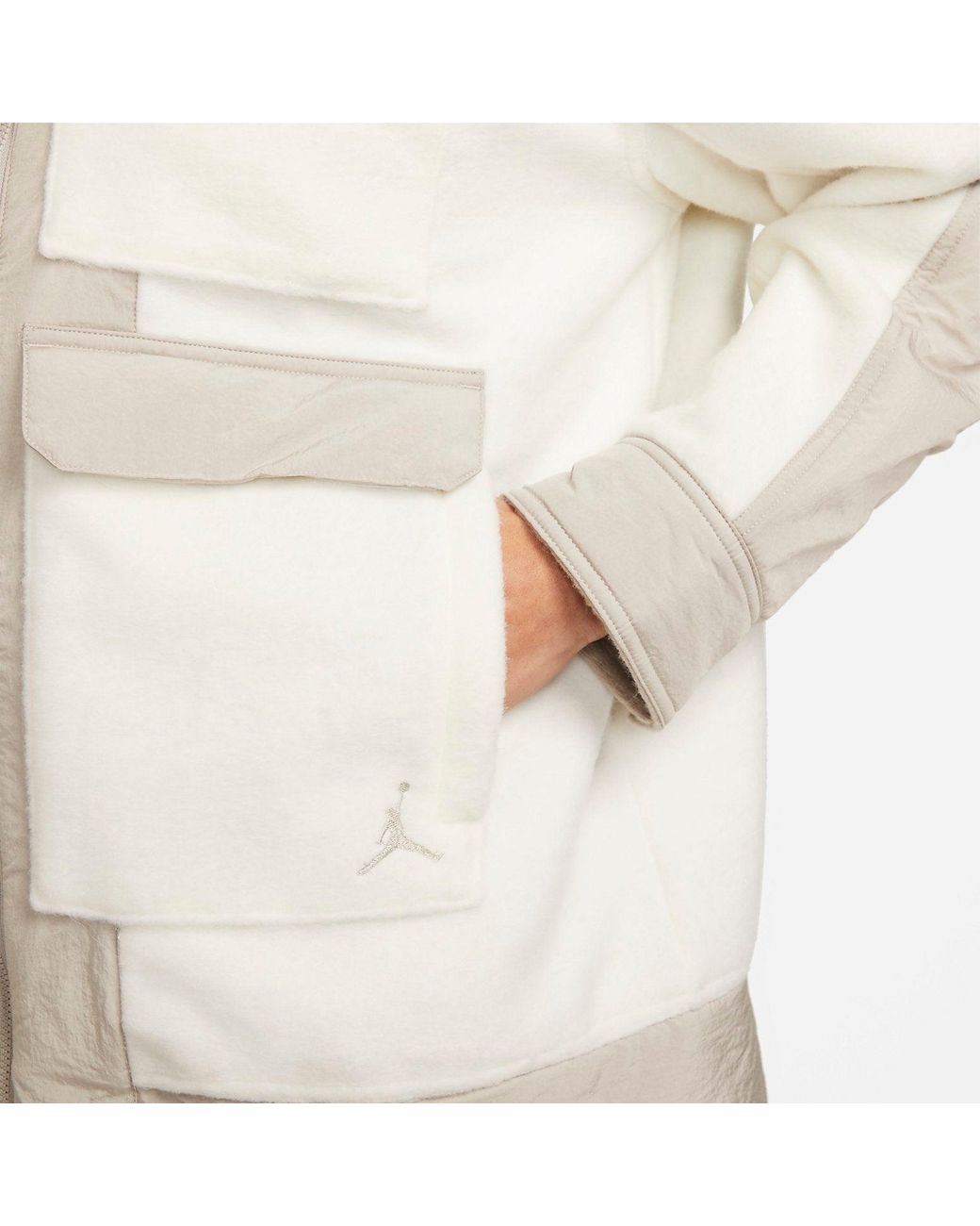 Nike White (Wmns) Cozy Full Zip Sports Jacket