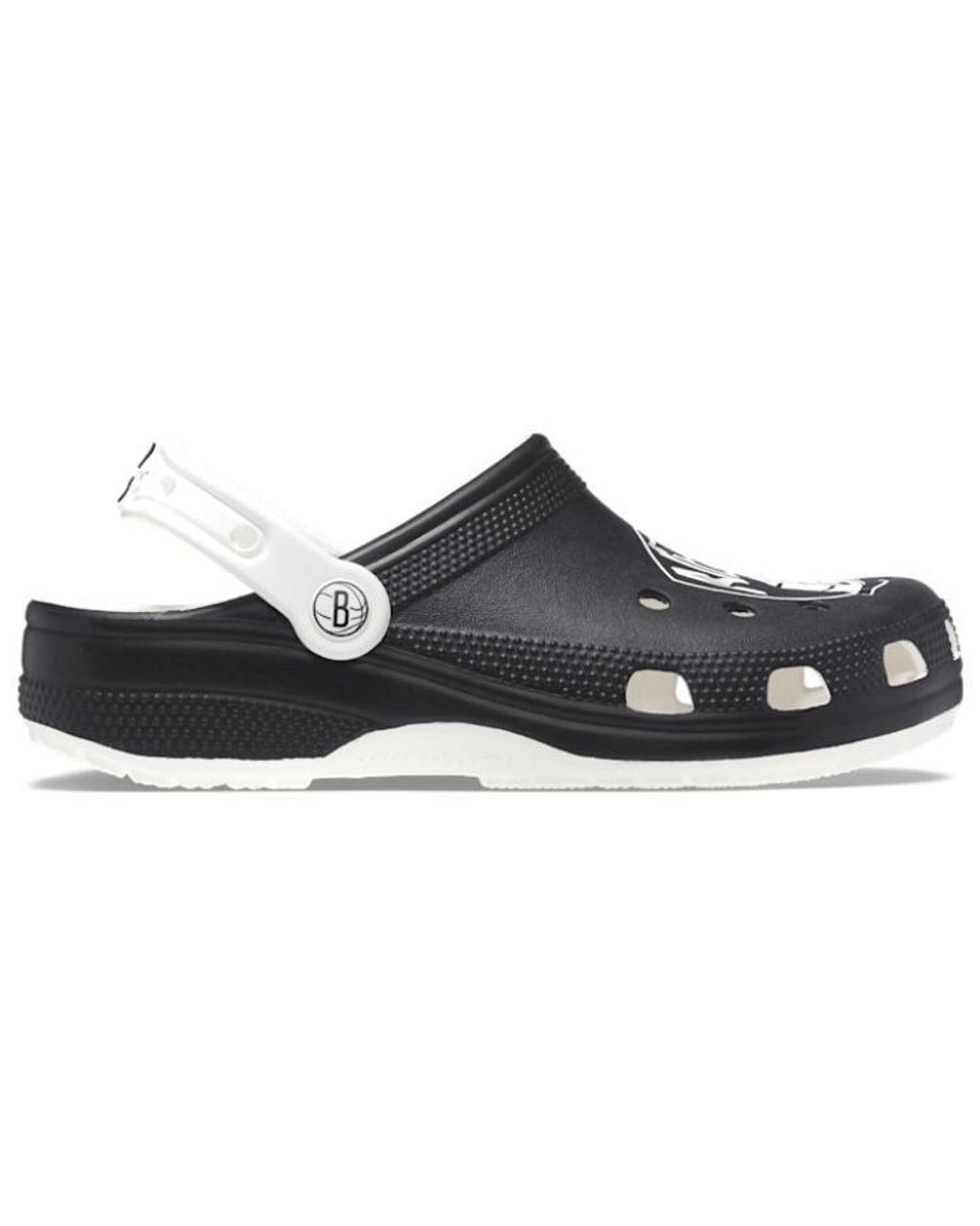 CROCSTM Black Brooklyn Nets Classic Clogs for men