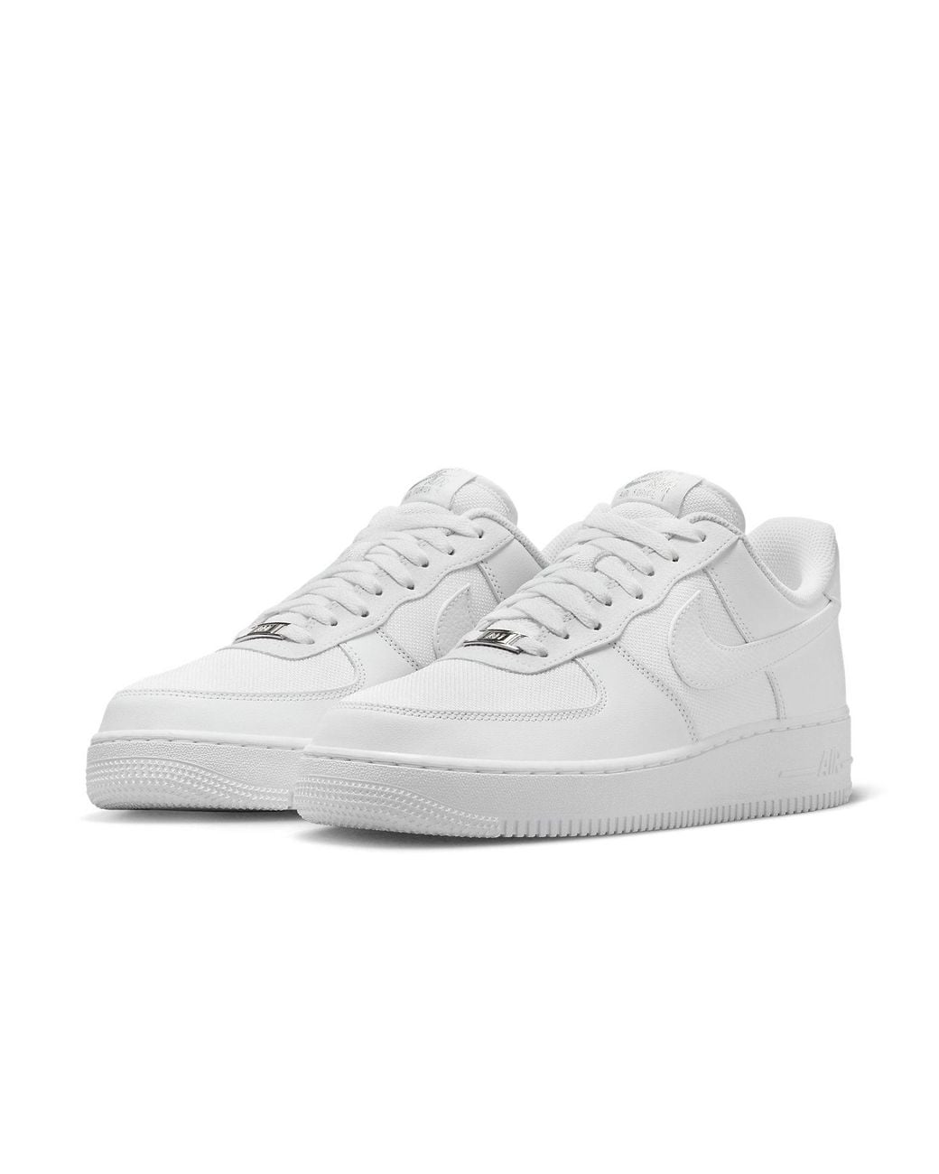 Nike White Air Force 1 '07 Lv8 Metallic' for men