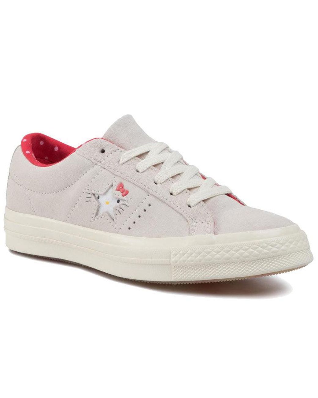 Converse White Hello Kitty X One Star Suede Low Top for men