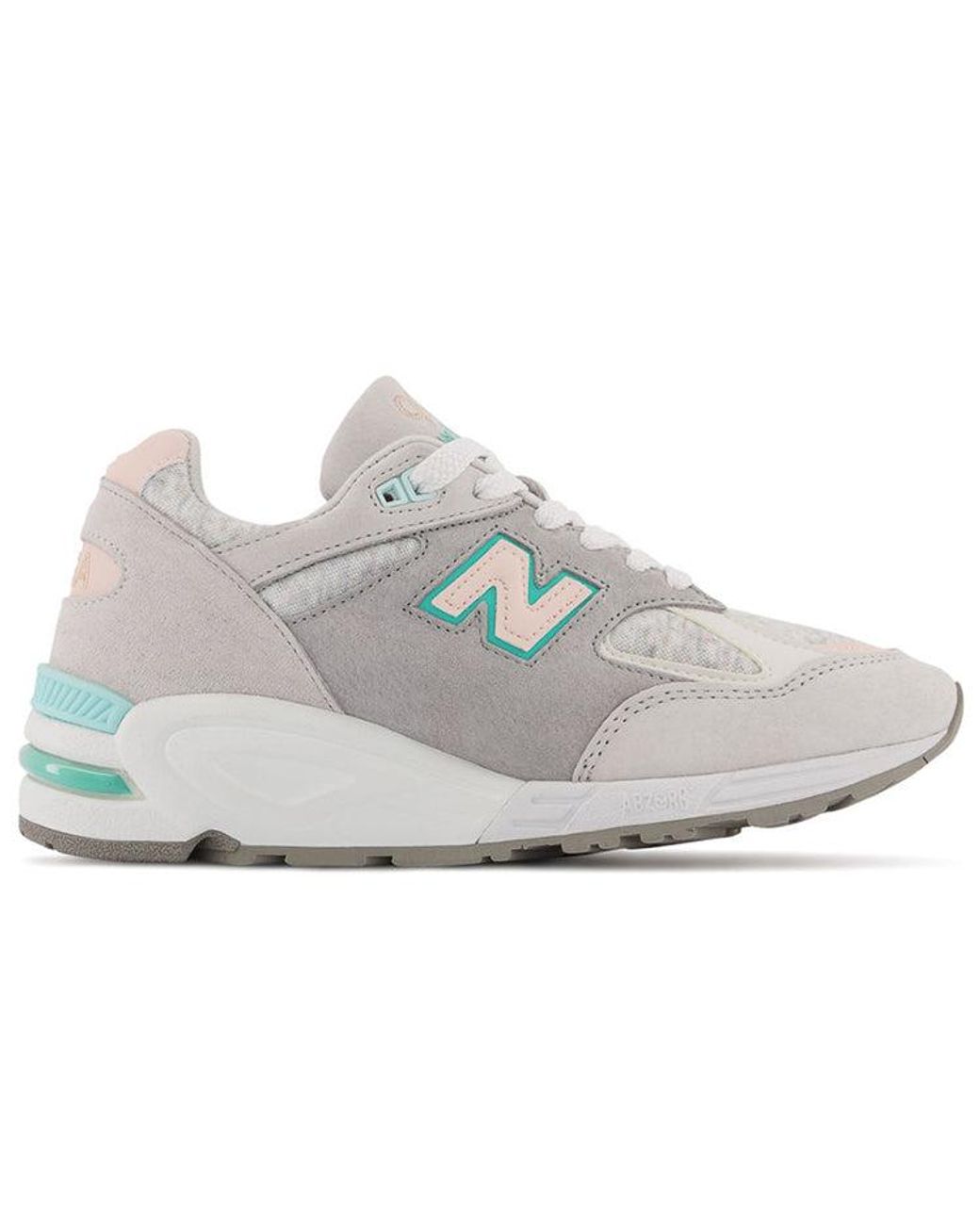 New Balance White 990 V2 Made