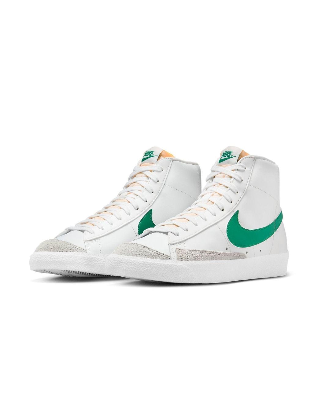 Nike White Blazer Mid '77 Vintage Shoes Malachite' for men
