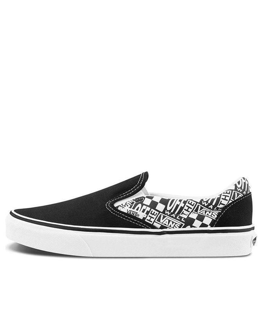 Vans Black Classic Slip-On (Off The Wall) Bl for men