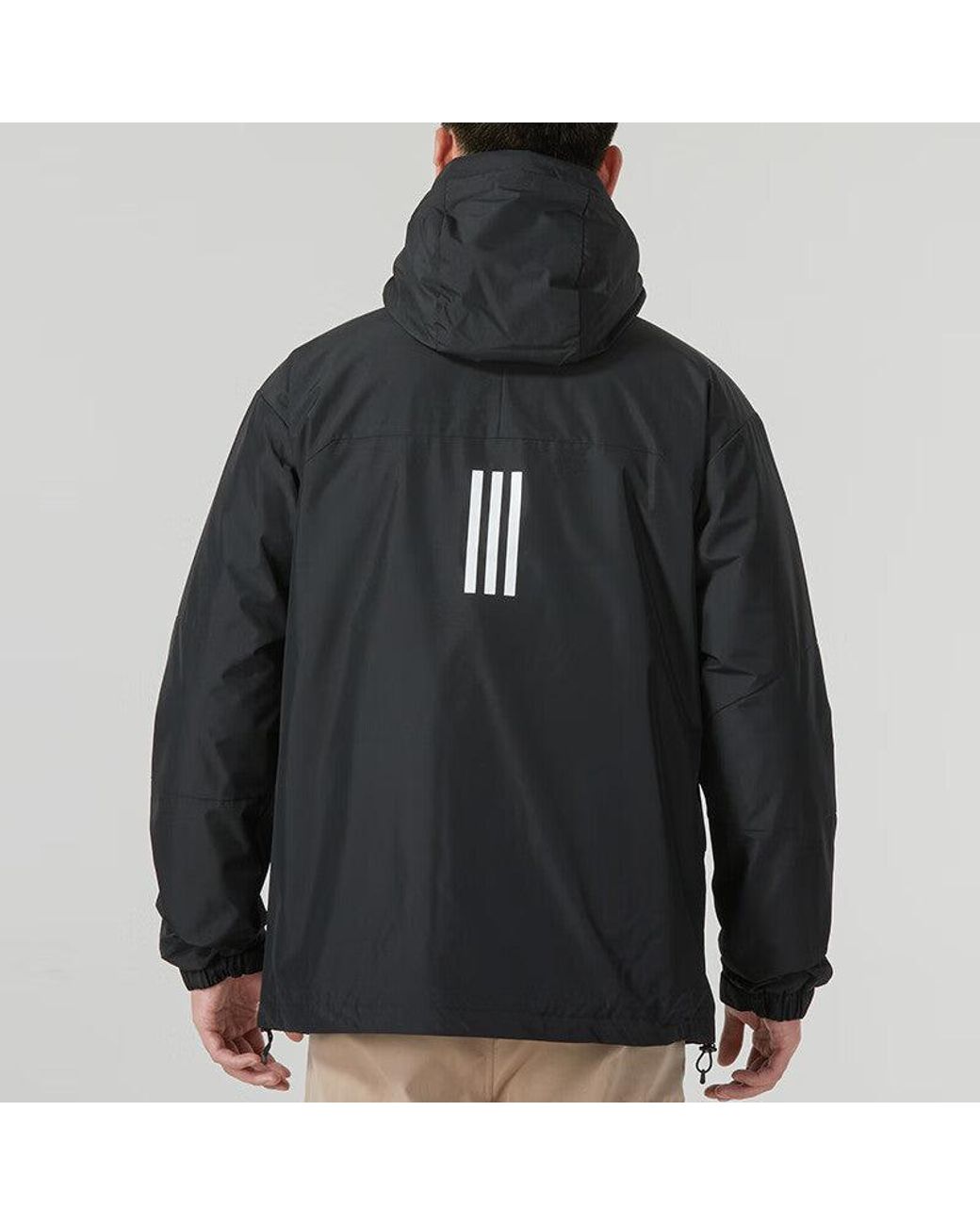 Adidas Blue Snow Sport-Inspired 3-In-1 Down Jacket for men