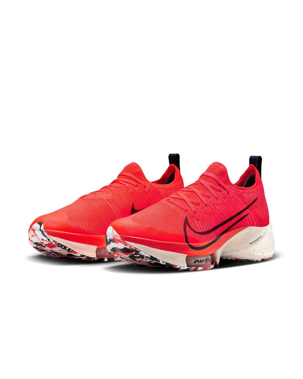 Nike Red Air Zoom Tempo Next% Flyknit 'Bright Crimson' for men
