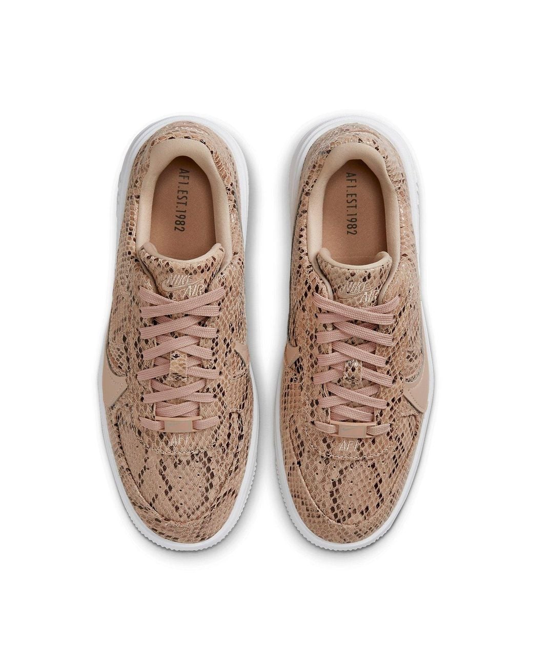 Nike Brown (Wmns) Air Force 1 Plt.Af.Orm 'Snakeskin'