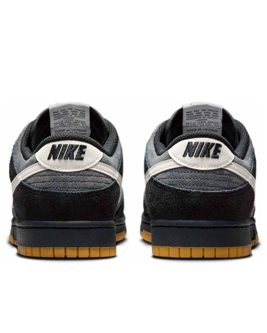 Nike Black Dunk Low Retro Se Sneakers Anthracite for men