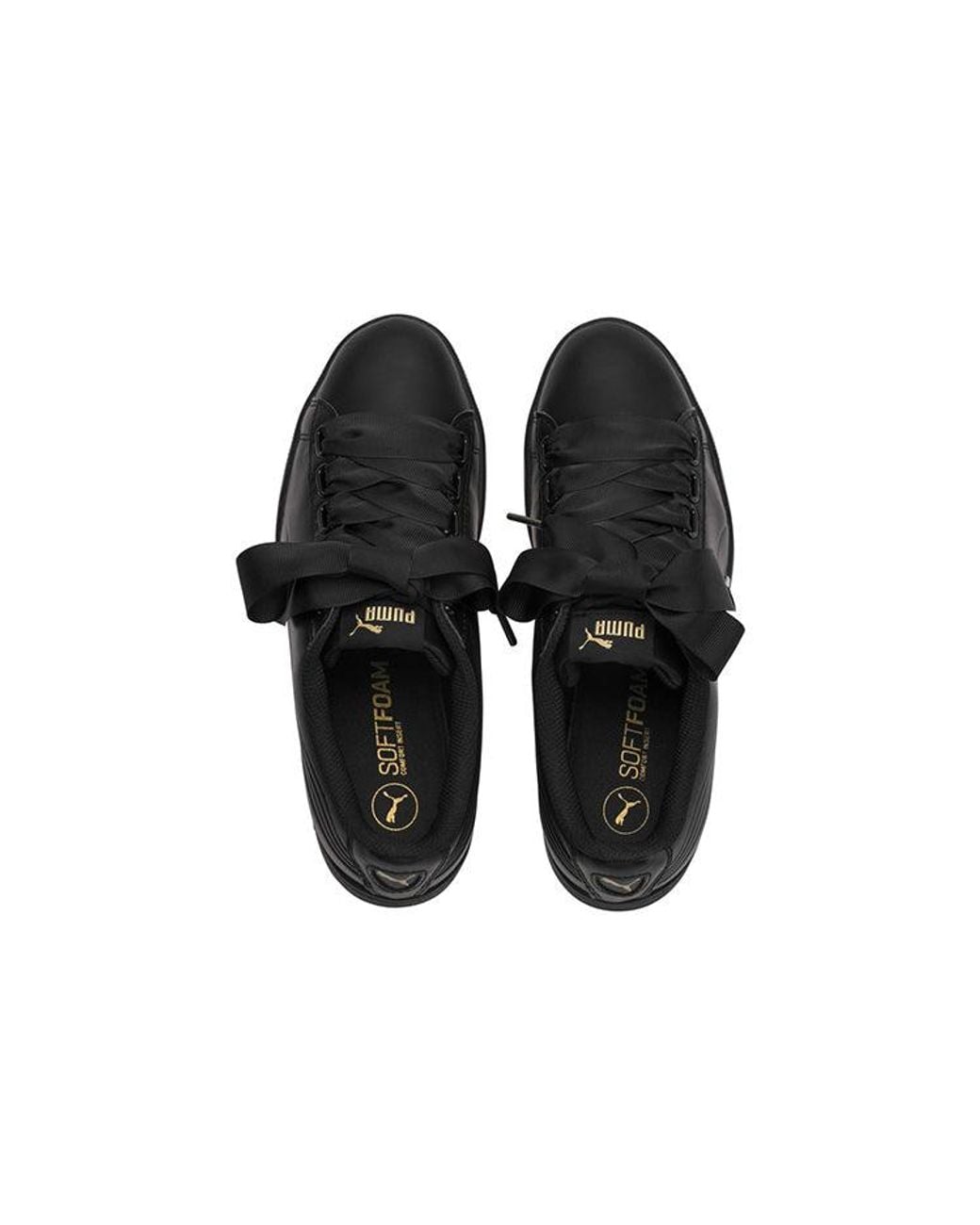 PUMA Black (Wmns) Vikky Ribbon
