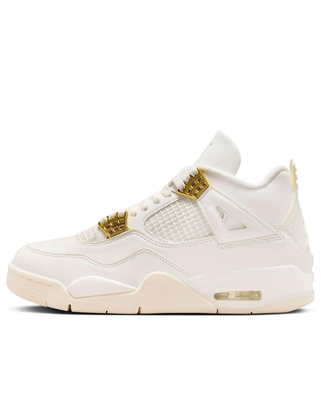Nike White (Wmns) 4 Retro 'Metallic'