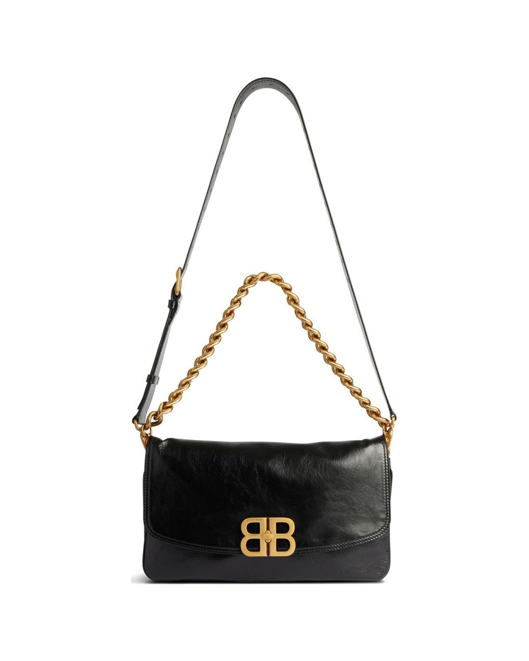 Balenciaga Black (Wmns) Bb Soft Medium Flap Bag