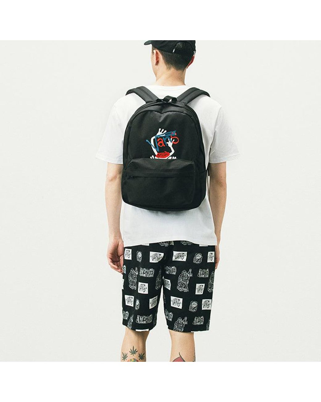 Vans Black Fivemonker 21 Backpack for men