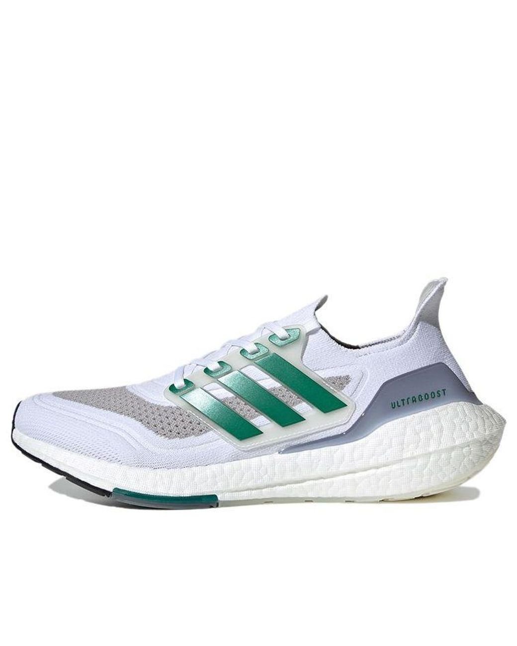 adidas Ultraboost 21 'white Sub Green' in Blue for Men | Lyst