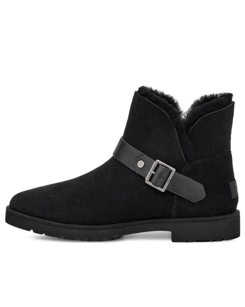 Ugg Black (Wmns) Romely Short Buckle Boot