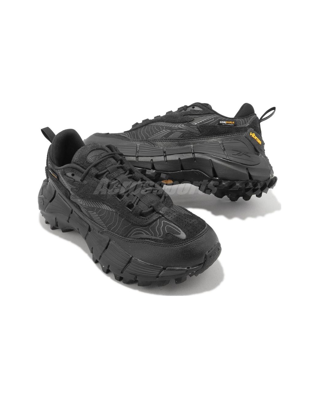 Reebok Black Zig Kinetica 2.5 Edge Pure' for men