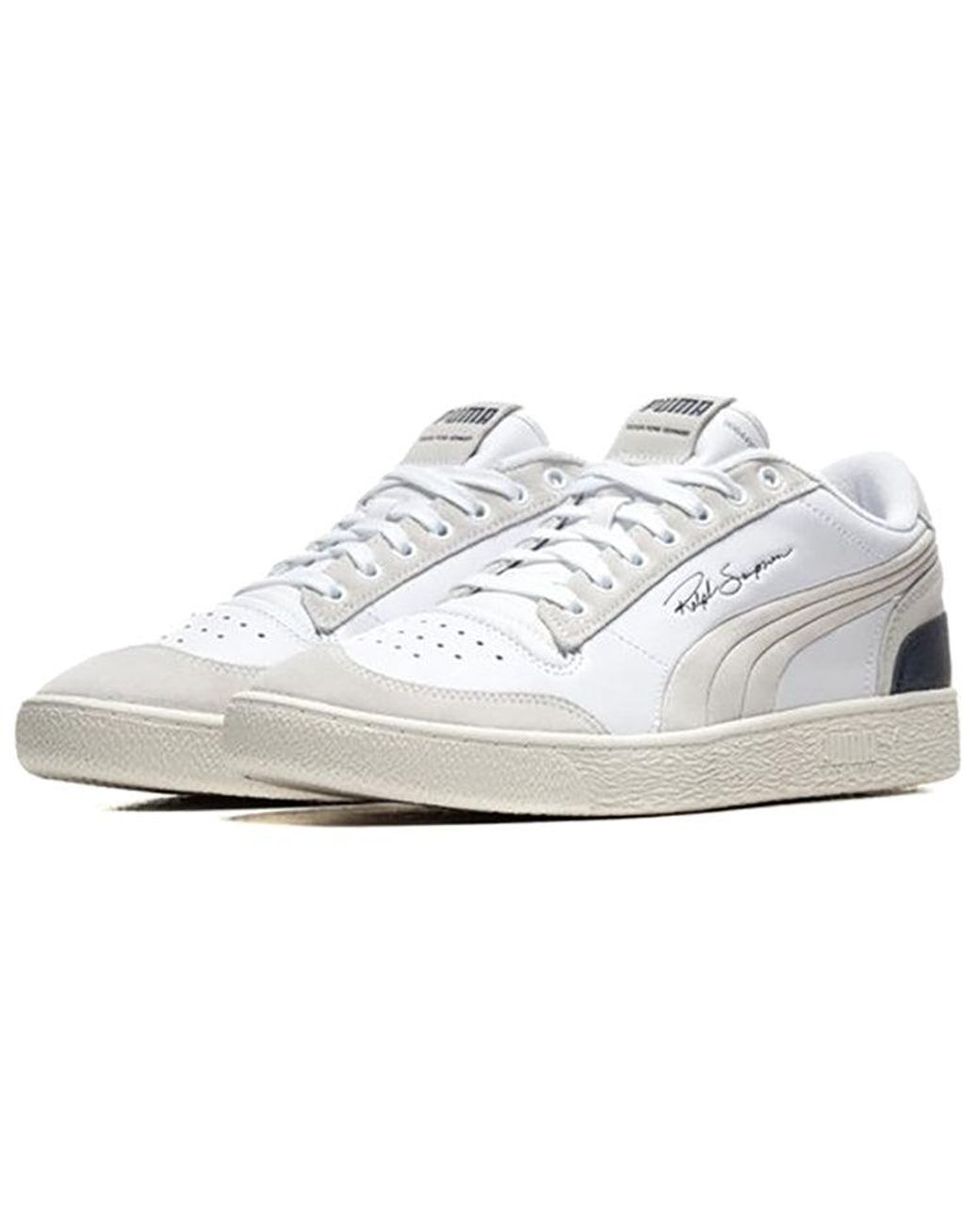 PUMA White Ralph Sampson Lo Prm/ Low Board Shoes for men