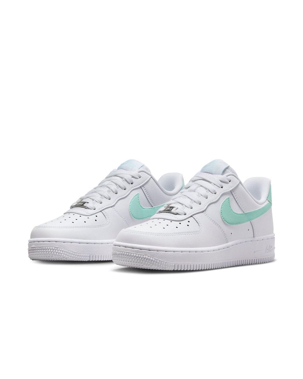 Nike White (Wmns) Air Force 1 '07 Low Jade Ice'