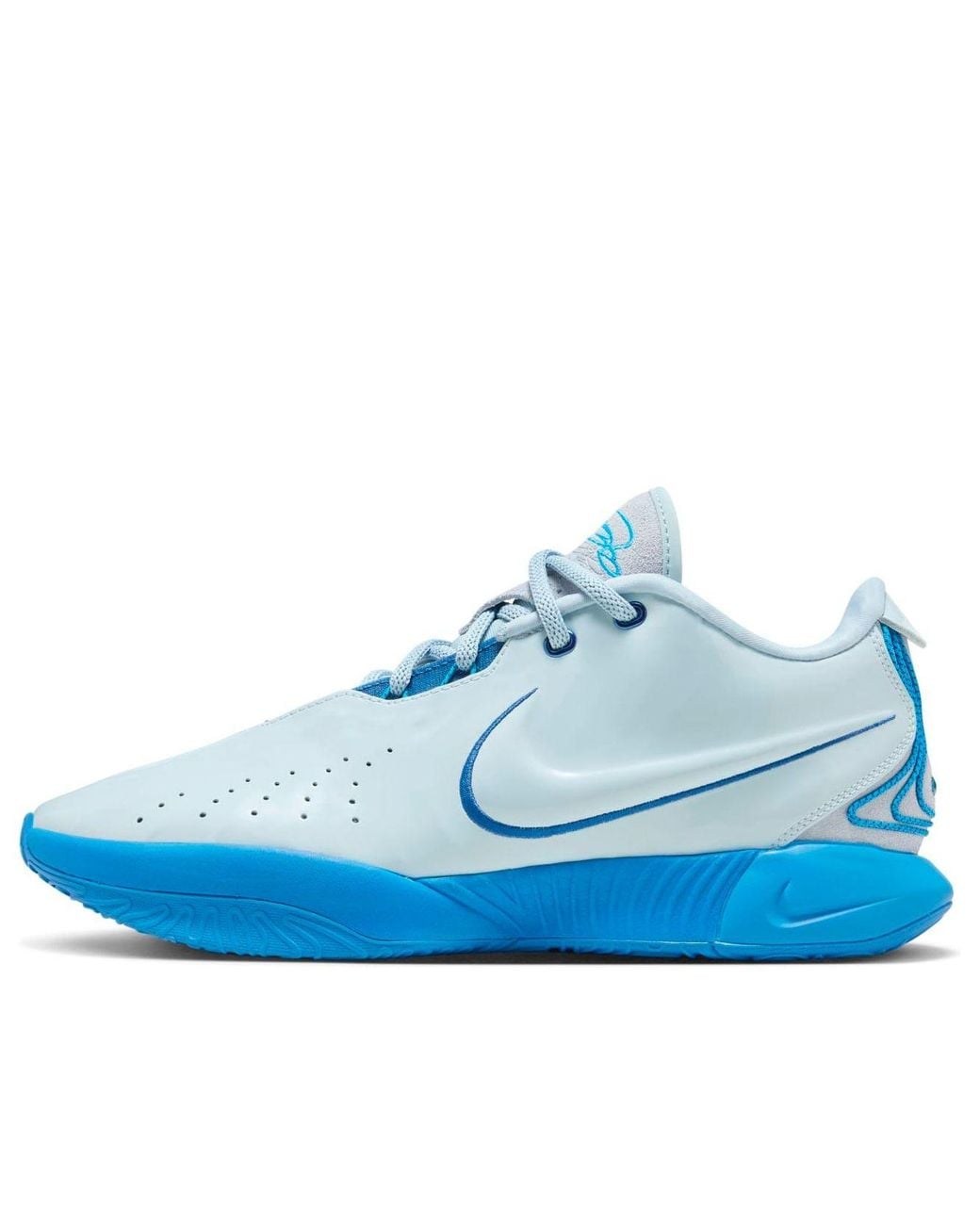 Nike Blue Lebron 21 Ep Solid Outsole Diver' for men
