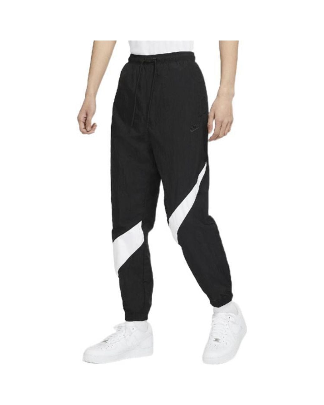 Nike Black Casual Breathable Lacing Bundle Feet Sports Pants/Trousers/Joggers Autumn for men