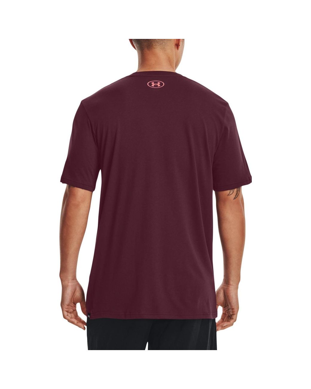Under Armour Purple Project Rock Globe T-Shirt for men