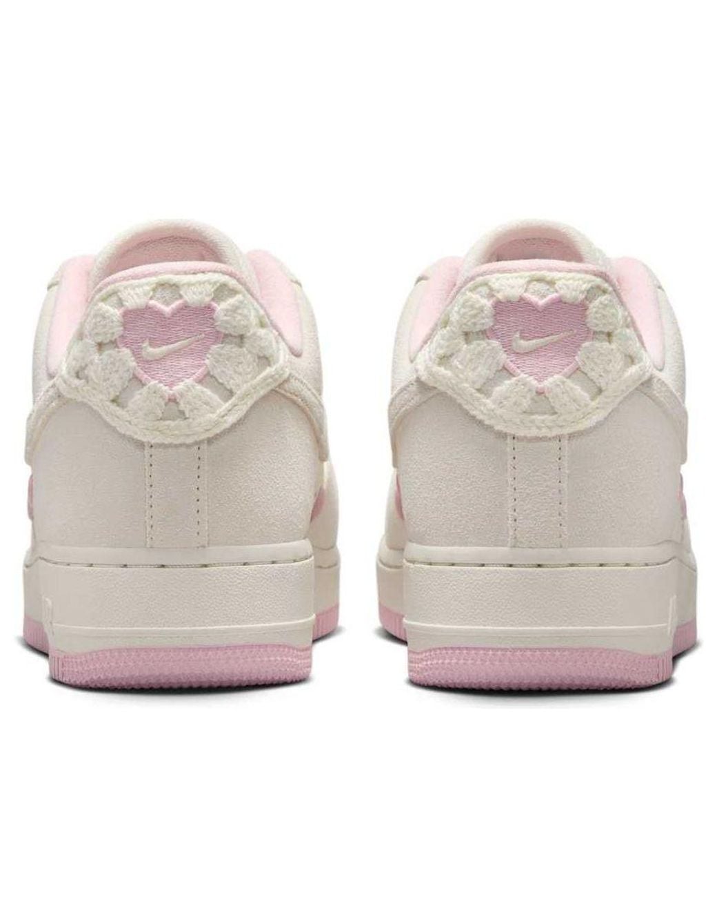 Nike White Air Force 1 Low "Valentine's Day" Sneakers