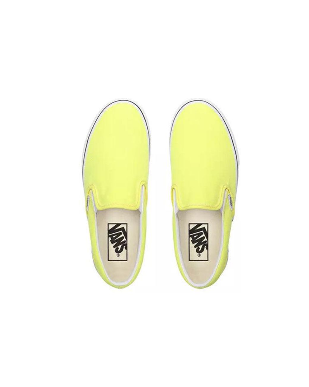 Vans Yellow Neon Classic Slip-On 'Lemon' for men