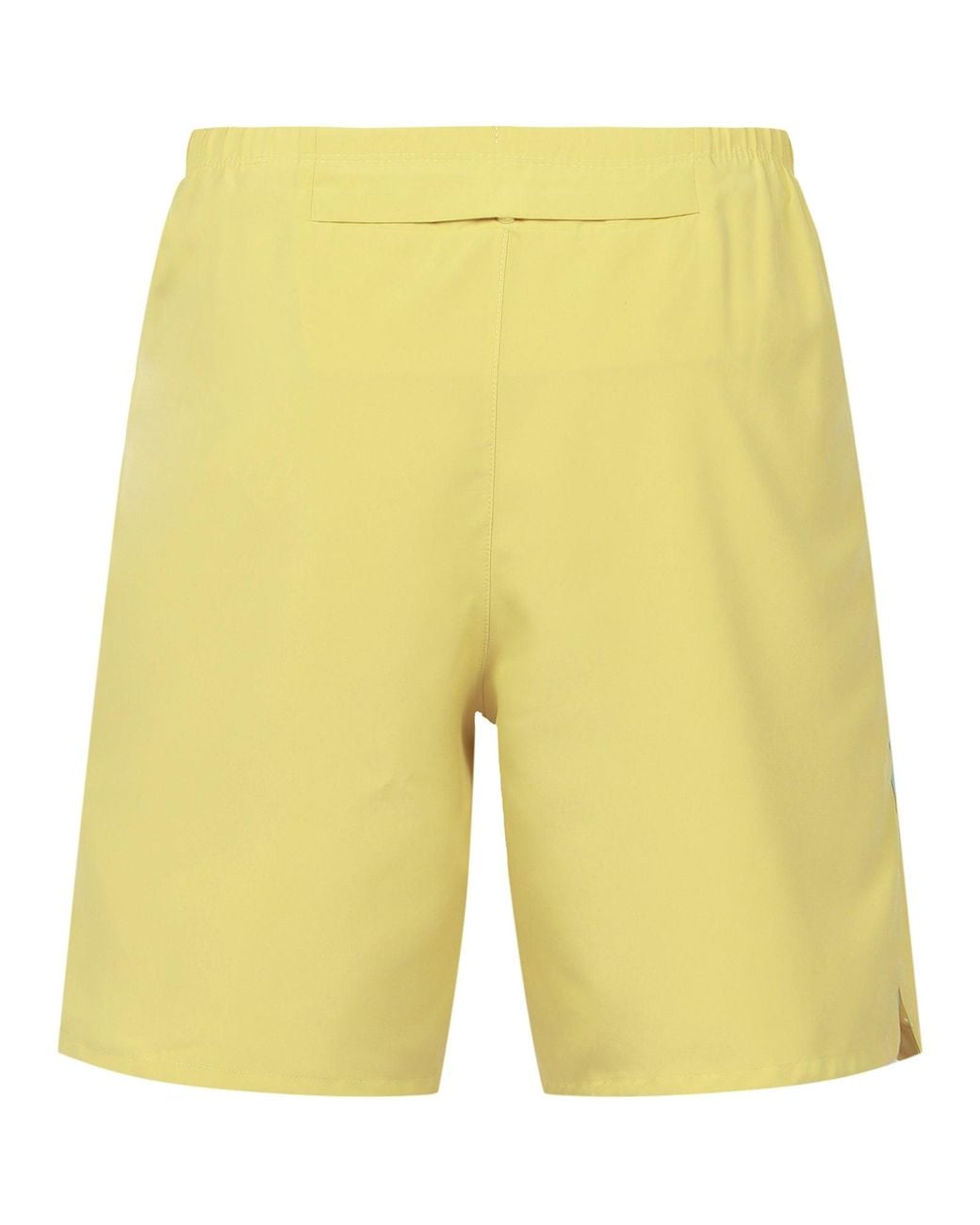 Nike Yellow Dri-Fit Solid Color Quick Dry Breathable Back Pocket Running Shorts for men