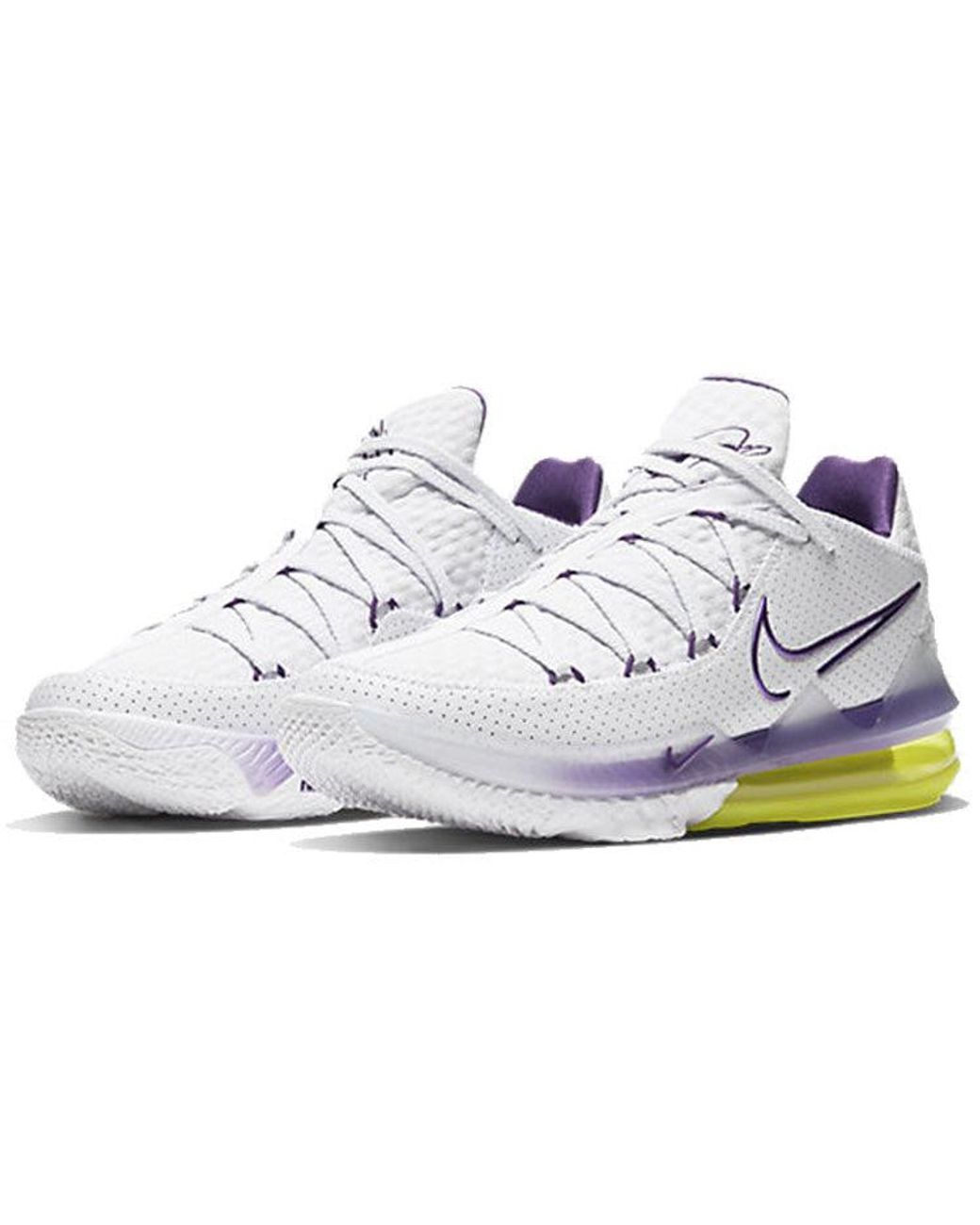 Nike Blue Lebron 17 Low Ep 'Lakers' for men