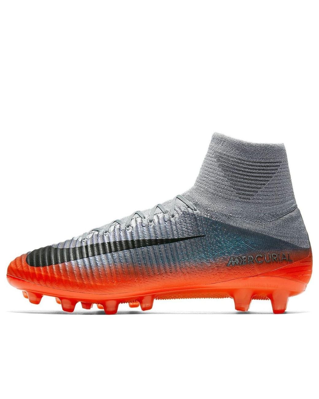 grey and red mercurials