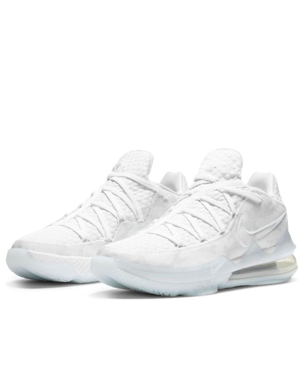 Nike White Lebron 17 Low Camo' for men